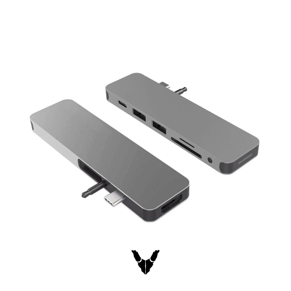 Hyper - HYPERDRIVE SOLO 7-in-1 USB-C Hub - Space Gray‎